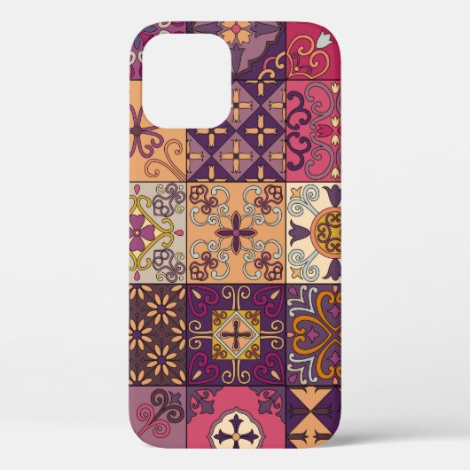 Portugese tegels: talavera stijl patroon. Case-Mate iPhone case (Achterkant)