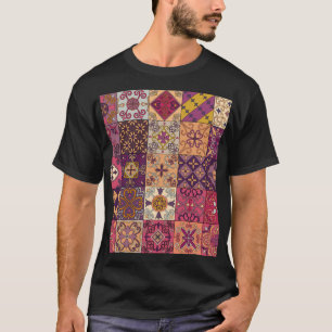 Portugese tegels: talavera stijl patroon. t-shirt