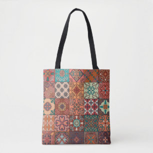 Portugese Tegels: Talavera Style Azulejo. Tote Bag