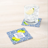 Portugese Tegelwerk Citroen Mediterrane Bruidsdouc Kartonnen Onderzetters (Insitu)