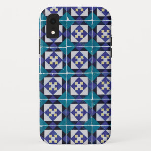 Portugese Tiles - Azulejo Diamond Geometric Case-Mate iPhone Case