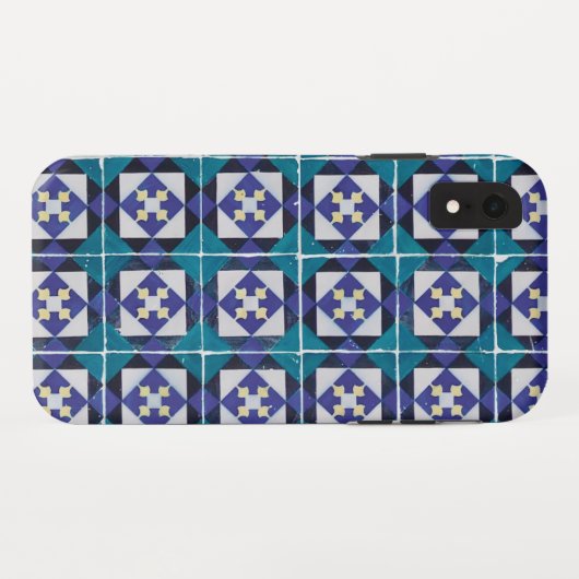 Portugese Tiles - Azulejo Diamond Geometric Case-Mate iPhone Case (Achterkant (horizontaal))