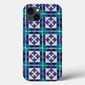 Portugese Tiles - Azulejo Diamond Geometric Case-Mate iPhone Case (Achterkant)
