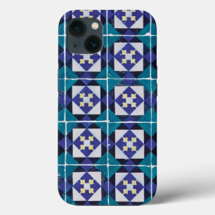 Portugese Tiles - Azulejo Diamond Geometric Case-Mate iPhone Case