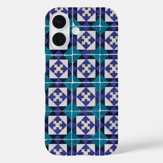 Portugese Tiles - Azulejo Diamond Geometric Case-Mate iPhone Case (Achterkant)
