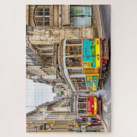 Portugese tramlijn legpuzzel (Verticaal)