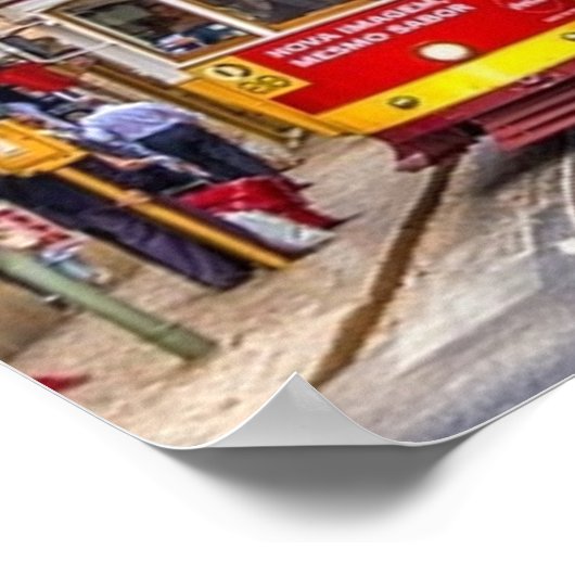 Portugese tramlijn poster (Hoek)