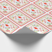 Portugese valentijnse liefdeszakdoeken cadeaupapier (Hoek)