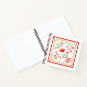 Portugese valentijnse liefdeszakdoeken notitieboek (Binnen)