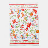 Portugese valentijnse liefdeszakdoeken theedoek (Verticaal)