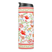 Portugese valentijnse liefdeszakdoeken thermosbeker (Geroteerd rechts)