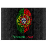 Portugese vingerafdrukvlag snijplank (Voorkant)