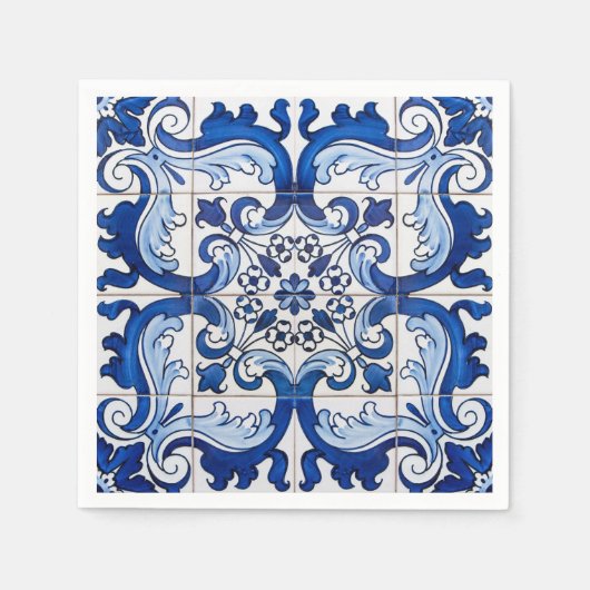 Portugese Vintage Azulejo Servet (Voorkant)