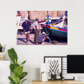 Portugese vissers poster (Thuiskantoor)