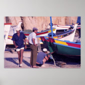 Portugese vissers poster (Voorkant)