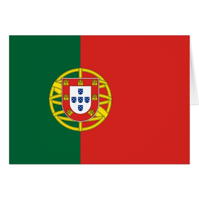 Portugese vlag (Voorkant Horizontaal)