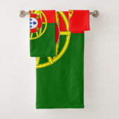 Portugese vlag bad handdoek (Insitu)