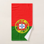 Portugese vlag bad handdoek (Handdoek)