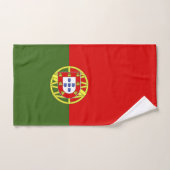Portugese vlag bad handdoek (Handdoek)