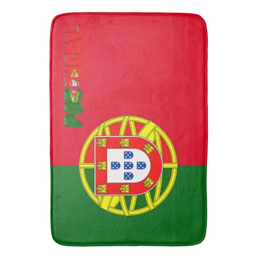 Portugese vlag badmat (Voorkant Verticaal)