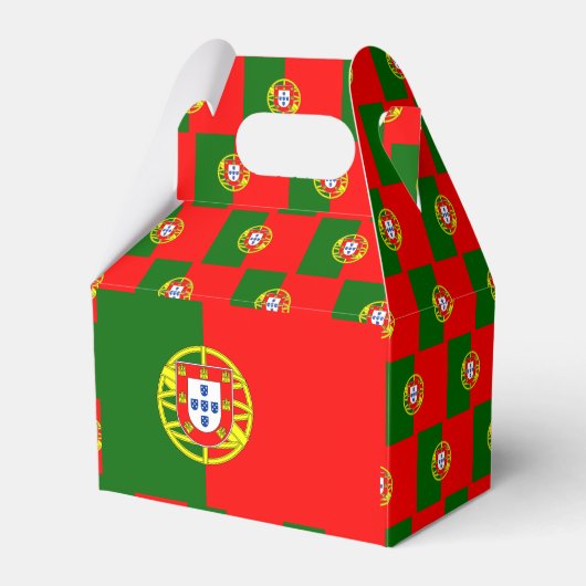 Portugese vlag bedankdoosjes (Voorkant Zijde)