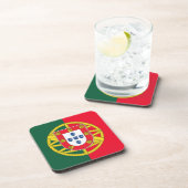 Portugese vlag bier onderzetter (Rechterzijde)