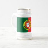 Portugese vlag bierpul (Voorkant links)