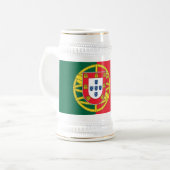 Portugese vlag bierpul (Voorkant links)