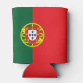Portugese vlag blikjeskoeler (Achterkant)