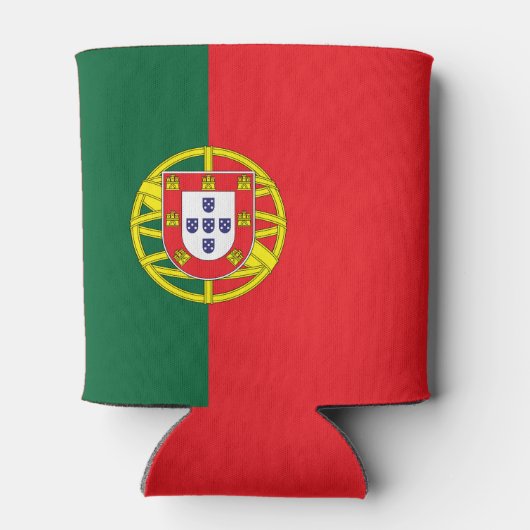 Portugese vlag blikjeskoeler (Achterkant)
