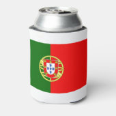 Portugese vlag blikjeskoeler (Blikje Achterkant)