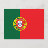 Portugese vlag briefkaart (Voorkant)