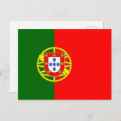 Portugese vlag briefkaart (Voorkant / Achterkant)