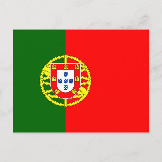 Portugese vlag briefkaart (Voorkant)