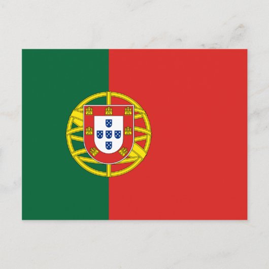 Portugese vlag briefkaart (Voorkant)
