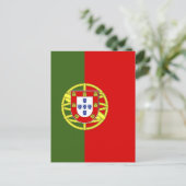 Portugese vlag briefkaart (Staand voorkant)