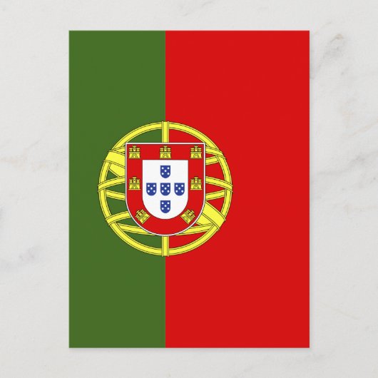 Portugese vlag briefkaart (Voorkant)