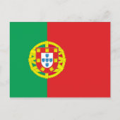 Portugese vlag briefkaart (Voorkant)