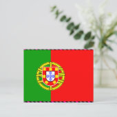 Portugese vlag briefkaart (Staand voorkant)