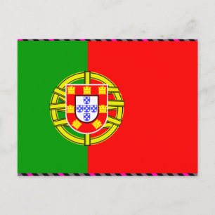 Portugese vlag briefkaart