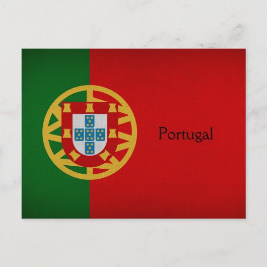 Portugese vlag briefkaart (Voorkant)