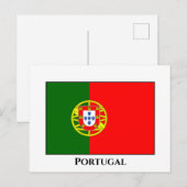 Portugese vlag briefkaart (Voorkant / Achterkant)