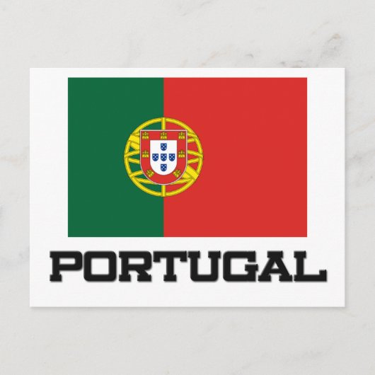 Portugese vlag briefkaart (Voorkant)