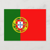 Portugese vlag briefkaart (Voorkant)