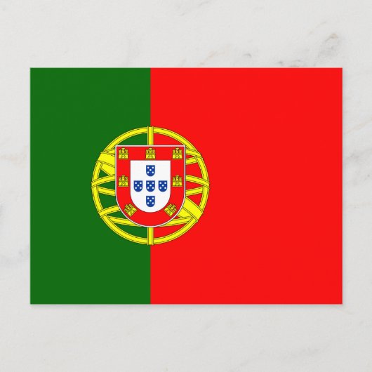 Portugese vlag briefkaart (Voorkant)