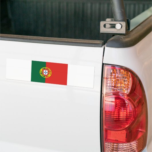 Portugese vlag bumper sticker (Op Truck)