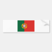 Portugese vlag bumpersticker (Voorkant)