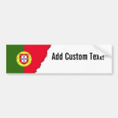 Portugese vlag bumpersticker (Voorkant)