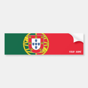 Portugese vlag bumpersticker
