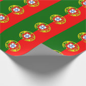 Portugese vlag cadeaupapier (Hoek)